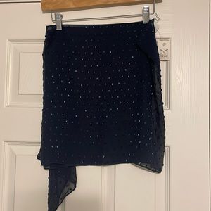 NWT Patrizia by Mondi navy blue shawl/scarf/wrap.